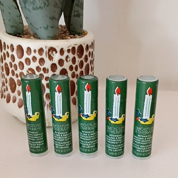 Avon Other - Vintage Avon Moisture Therapy Lip Balm Set Christmas edition bundle lot of 5